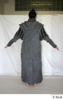  Photos Medieval Woman in grey dress 1 grey dress historical Clothing upper body 0005.jpg